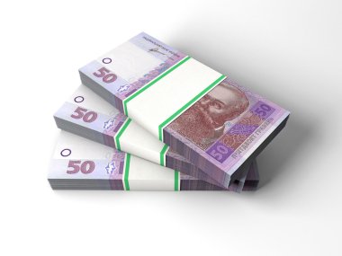 Ukrainisn para banknot ile kompozisyon