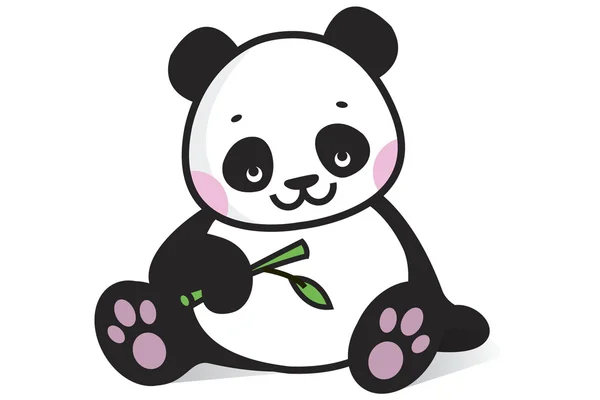 Baby panda — Wektor stockowy