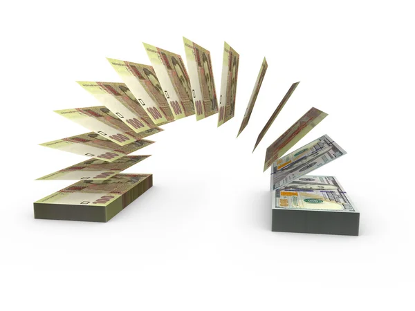 Flying money — Stock Photo, Image