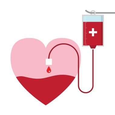 Kan torbası ve kalp bağışı.