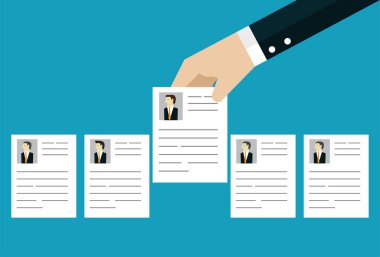 İş görüşmesinden çalışanları seç