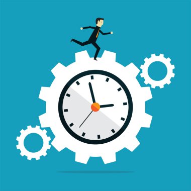 Zaman ve teçhizatla çalışıyor