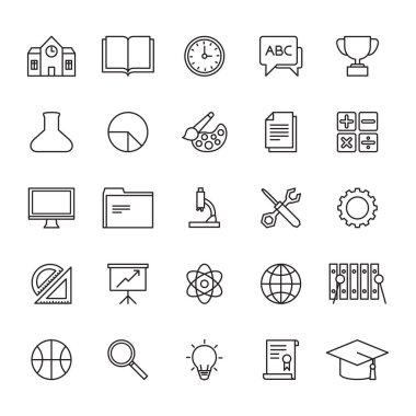 Eğitim ve öğrenim için simge