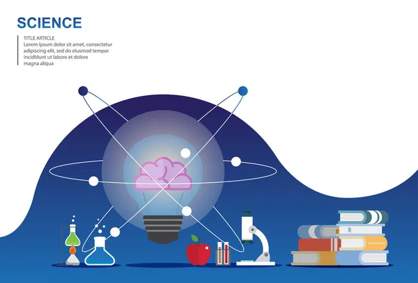 Science Vector Illustration Design — Stock Vector