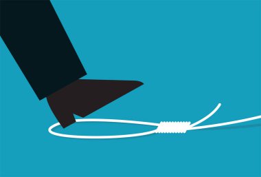 İş adamı tuzakta yürür.