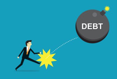 Tekmeleyip borcunu siliyorum.