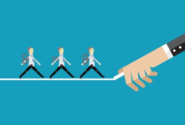 Robot çalışanlar için bir rota ayarla