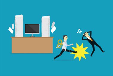 Robotlar çalışanları masalarından atıyor