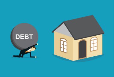 Borçlar ev satın almanın ağırlığıdır.