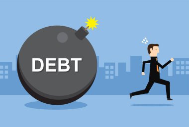 İş adamları borç bombalarından kaçıyor.