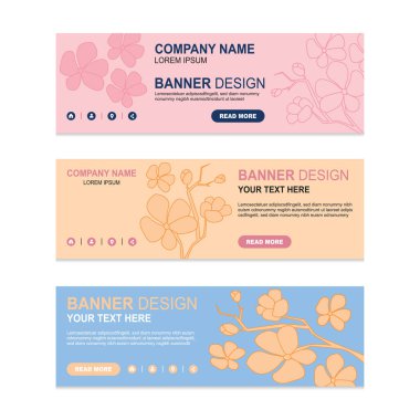 Bahar çiçeği afişi ve brouchure tasarımı