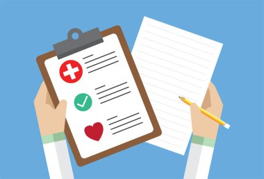 Doktor hastanın durumunu kontrol ediyor.