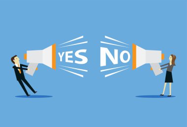 Çalışanlar evet ya da hayır diye tartıştı