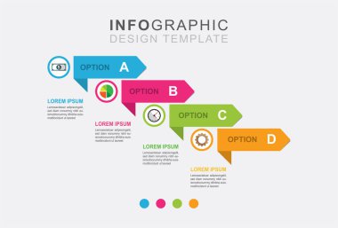 Infographic zaman çizelgesi finans yönetimi ve iş