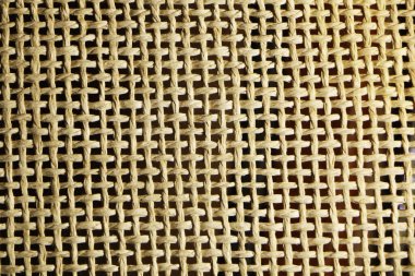 Farklı renk bazlı lifli bir kumaşın soyut arkaplanı. Çuval bezi arka planı.