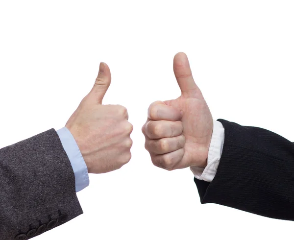 yukarı işareti - el yan görünüm beyaz zemin üzerinde izole jest