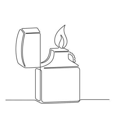 Devamlı çizgi çizimi. Daha hafif. Beyaz arka planda siyah izole edilmiş. El çizimi vektör illüstrasyonu. 