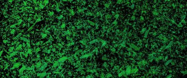 Siyah arkaplanda yeşil soyut noktalar