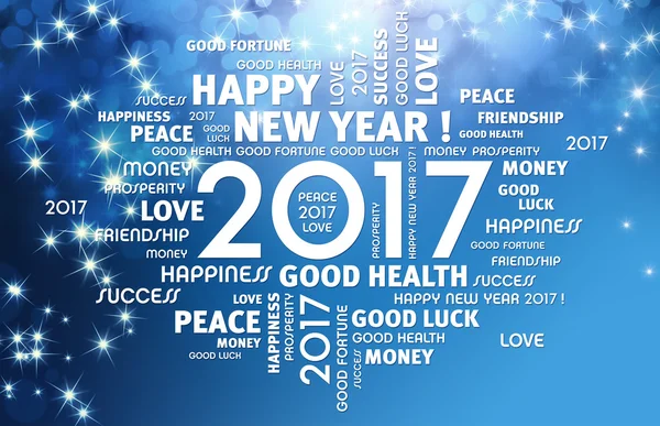 2017 Greeting card — Stock Photo, Image