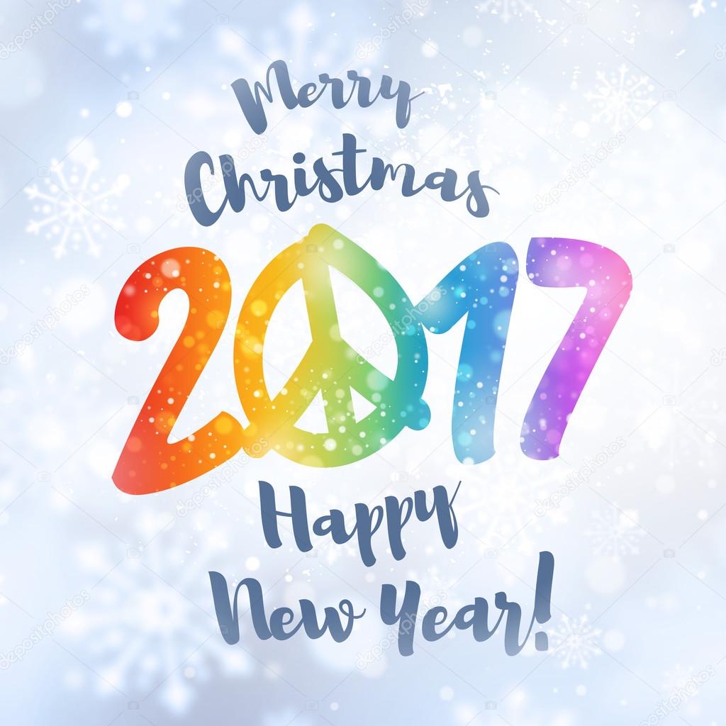 2017 Greeting card for peace