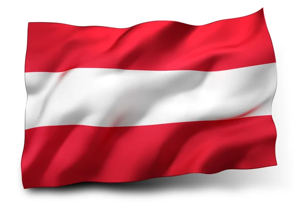 Flagge von Österreich — Stockfoto