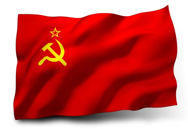 소비에트 연방의 국기 — 스톡 사진