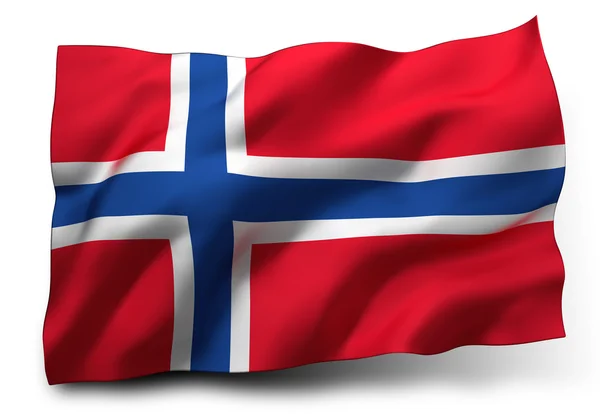 Bandeira da Noruega — Fotografia de Stock