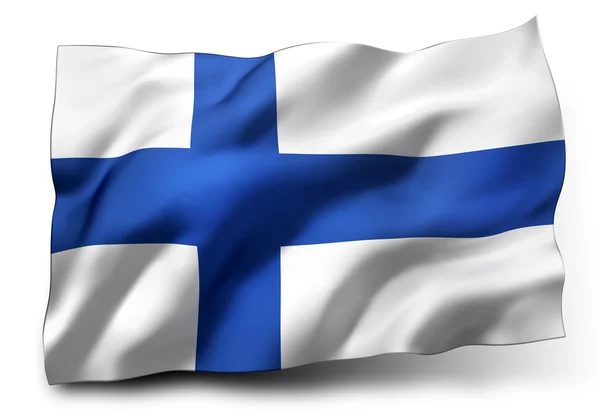 Vlag van finland — Stockfoto