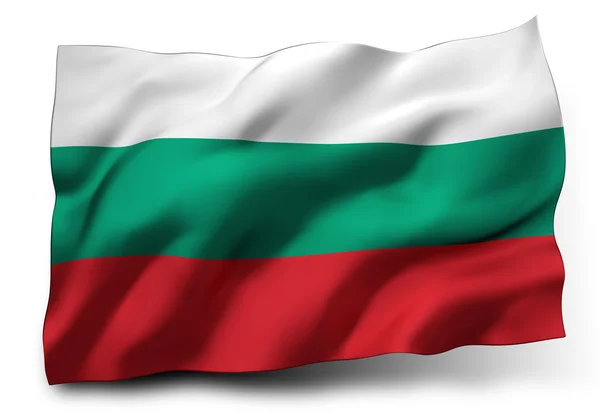 Bandeira da Bulgária — Fotografia de Stock