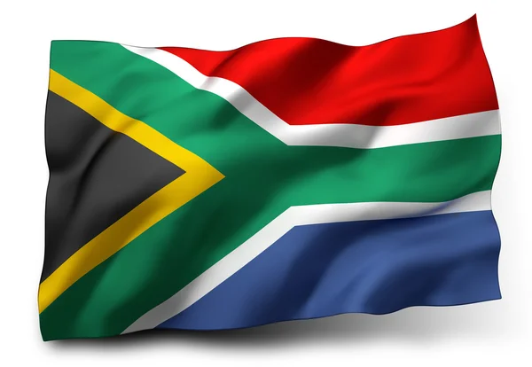 南アフリカの国旗 — ストック写真