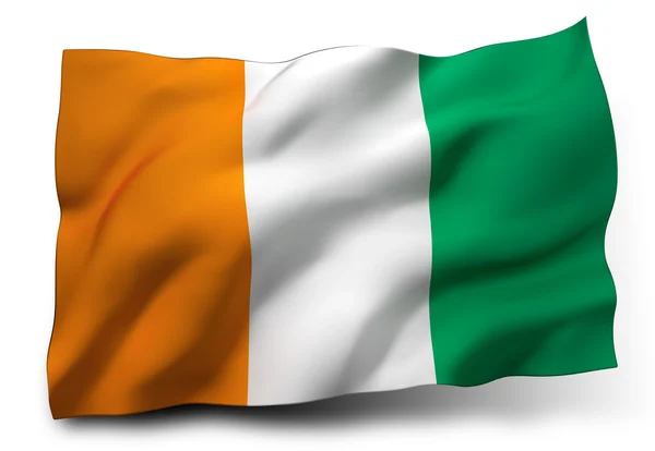 Flag of Ivory Coast — Stock Photo, Image