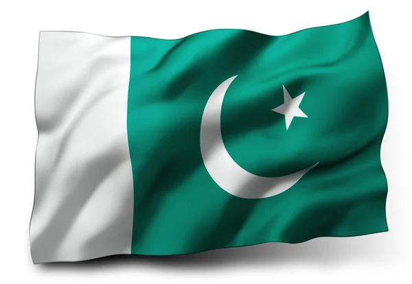 Bendera Pakistan — Stok Foto