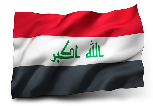 इराकचा ध्वज — स्टॉक फोटो, इमेज