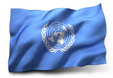 Flag of United Nations clipart