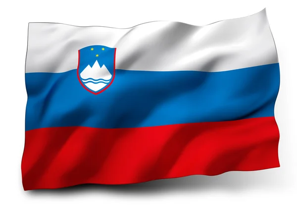 Bandera de Eslovenia — Foto de Stock