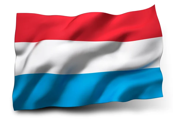 Bandera de Luxembourg — Foto de Stock