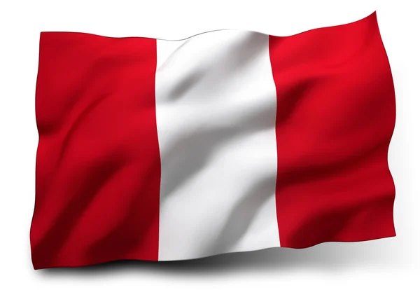 Flagge von Peru — Stockfoto