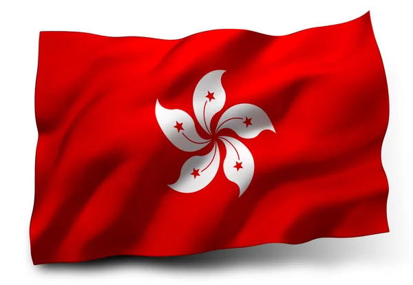 Flag of Honk Kong — Stock Photo, Image