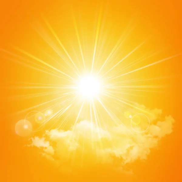 Luz solar quente do verão — Fotografia de Stock