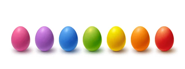 Coleção de ovos de Páscoa pintados — Fotografia de Stock