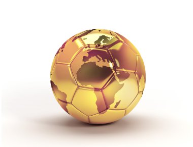 Altın futbol topu kupa