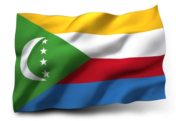 Flag of Comoros — Stock Photo, Image