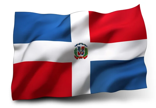 Flag of Dominican Republic — Stock Photo, Image