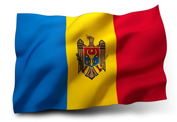 Drapeau de moldova — Photo