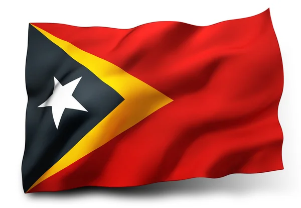 Bandeira de Timor Leste — Fotografia de Stock