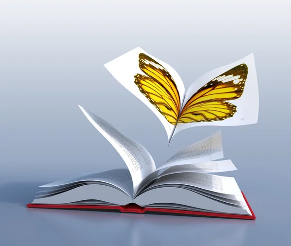 Butterfly book — Stock Photo, Image