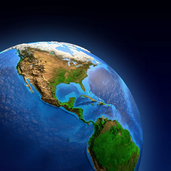 Planeta Tierra formas terrestres — Foto de Stock