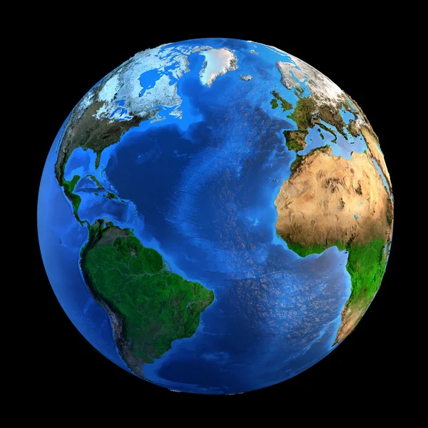 Pianeta Terra forme terrestri — Foto Stock