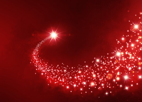 Festive lucky star background