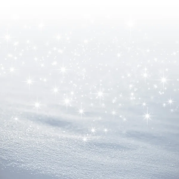Magischer weißer Schnee Hintergrund — Stockfoto